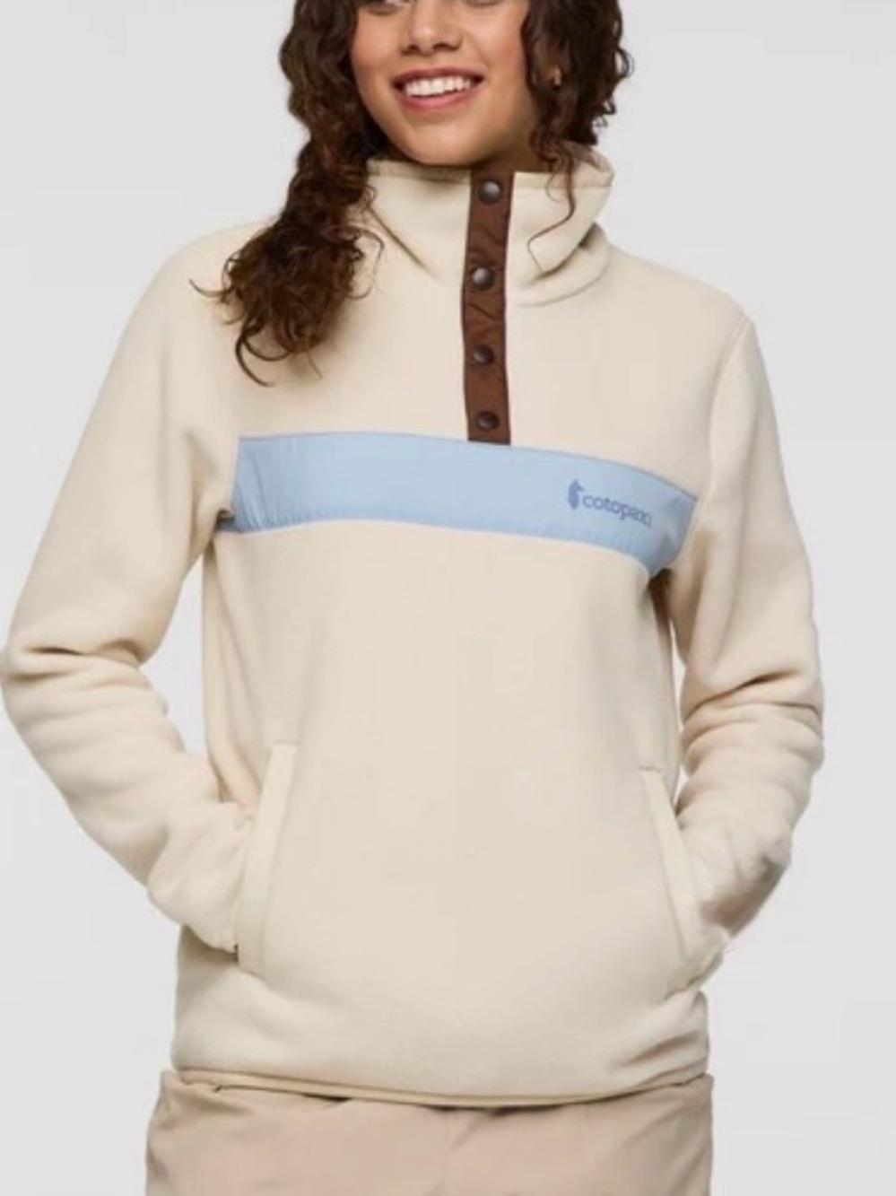 NWOT Cotopaxi Teca Fleece Pullover Bright Blue Retro M